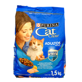 ALIMENTO PARA GATO CAT CHOW DELICIAS RELLENAS PESCADO Y MARISCOS 31% PROTEÍNA BOLSA 1.500  KG.