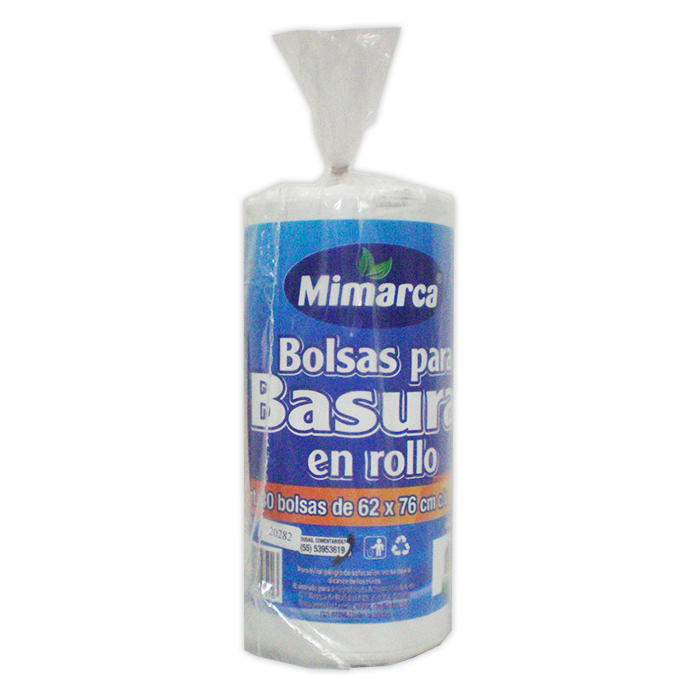 BOLSAS PARA BASURA GRANDE MYBRAND (ROLLO) 62x76 30  PZA.