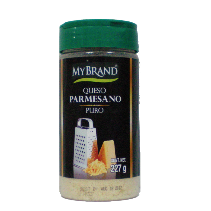 QUESO PARMESANO PURO MY BRAND 227  GR.