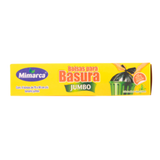 BOLSA PARA BASURA JUMBO MIMARCA CON SOLAPAS FACIL DE AMARRAR 70X90 6  PZA.