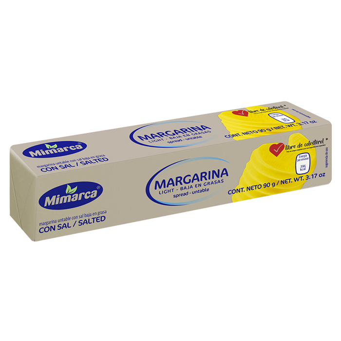 MARGARINA BAJA EN GRASA CON SAL MI MARCA 90  GR.