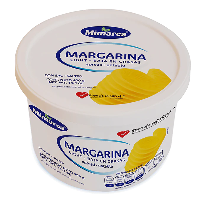 MARGARINA BAJA EN GRASA CON SAL MI MARCA 400  GR.