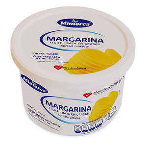 MARGARINA BAJA EN GRASA CON SAL MI MARCA 400  GR.