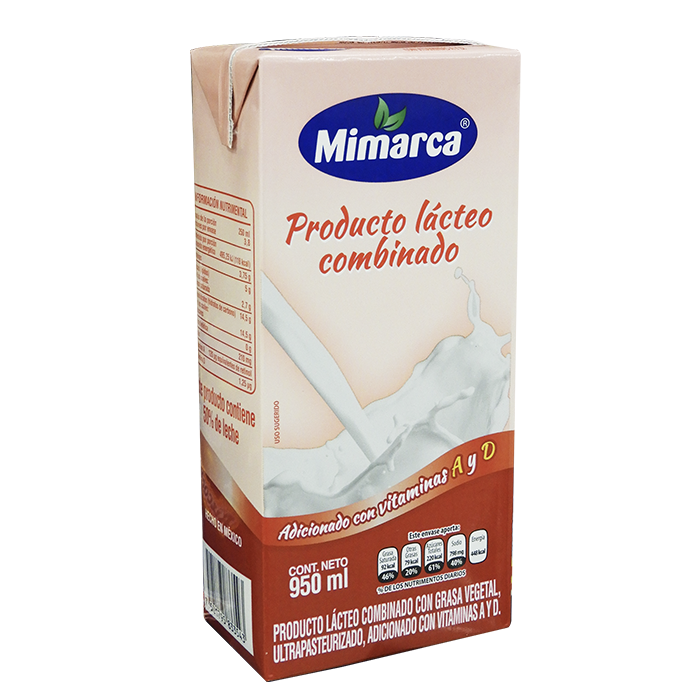 PRODUCTO LACTEO COMBINADO MIMARCA BRICK 950  ML.