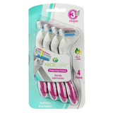 RASTRILLO DESECHABLE NICE CARE MUJER 4 PACK 1  PZA.