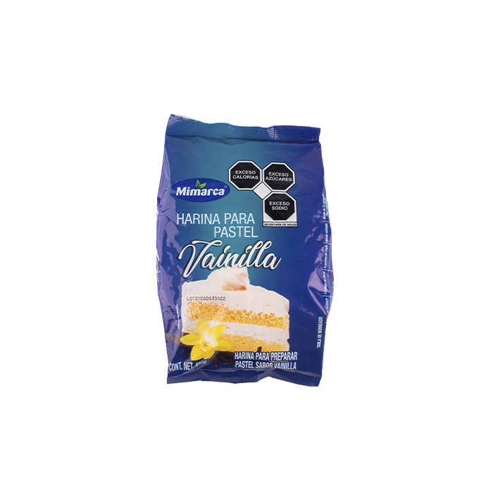 HARINA PARA PASTEL MIMARCA VAINILLA BOLSA 432  GR.