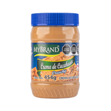 CREMA DE CACAHUATE CRUNCHY MYBRAND BOTE 454  GR.