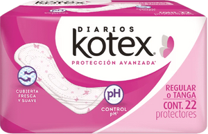 PANTIPROTECTORES KOTEX REGULAR 22  PZA.