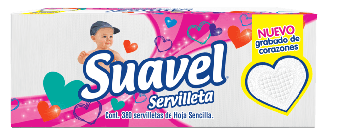 SERVILLETA SUAVEL 380  PZA.