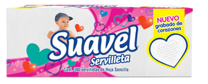 SERVILLETA SUAVEL 380  PZA.