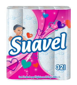 PAPEL HIGIENICO SUAVEL DE 200 HD 32  ROLLO