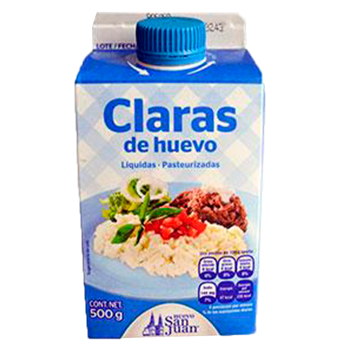 CLARAS DE HUEVO SAN JUAN 500  GR.