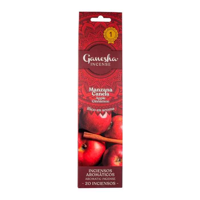 VARITAS DE INCIENSO AROMATICAS MANZANA CANELA 20  PZA.