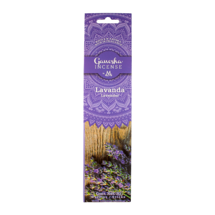 VARITAS DE INCIENSO AROMATICAS LAVANDA 20  PZA.