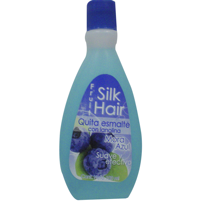 QUITA ESMALTE SILK HAIR MORA 100  ML.