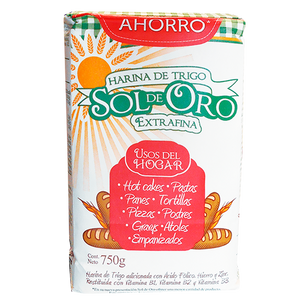 HARINA DE TRIGO SOL DE ORO 750  GR.