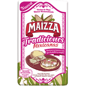 HARINA DE MAIZ TRADICIONES MEXICANAS MAIZZA 907  GR.