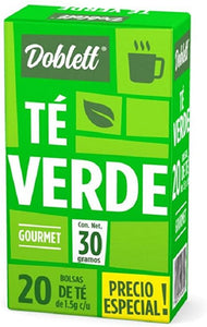 TE VERDE DOBLETT DISPLAY 20  SOB.