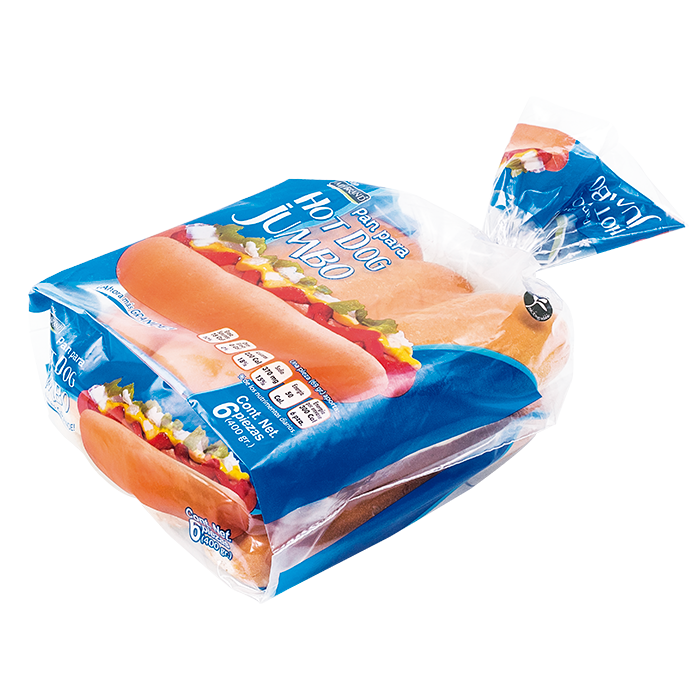 PAN PARA HOT DOG JUMBO MYBRAND 400  GR.