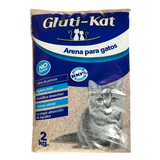 ARENA PARA GATOS GLUTI-KAT BOLSA 2  KG.