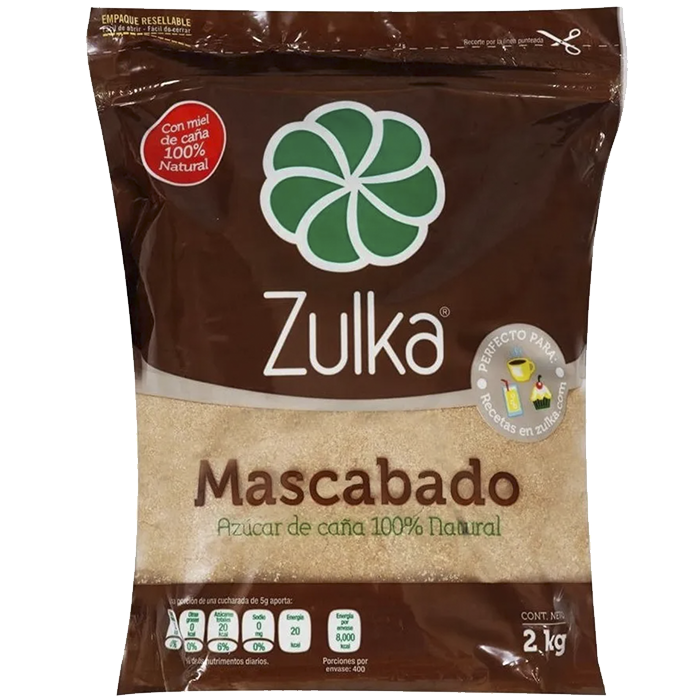 AZUCAR MASCABADO ZULKA 2  KG.