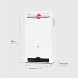 CALENTADOR INSTANTANEO 13 LITROS A GAS LP 1  PZA.