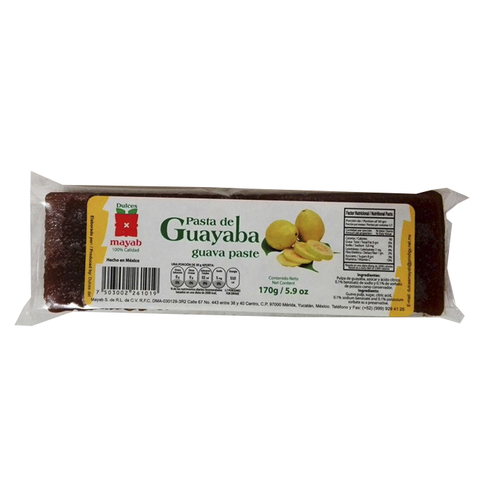 PASTA DE GUAYABA DEL MAYAB 170  GR.