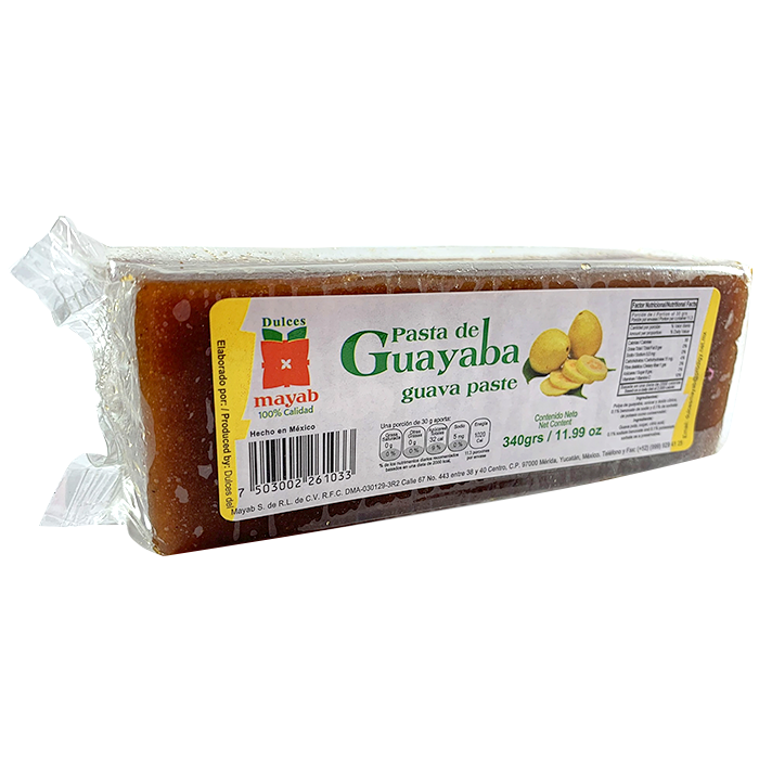 PASTA DE GUAYABA DEL MAYAB 340  GR.