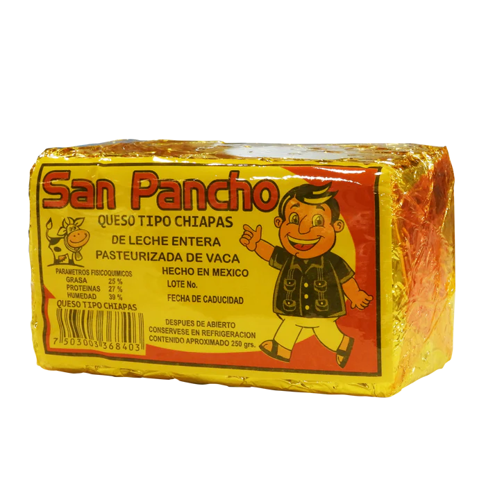 QUESO SOPERO TIPO CHIAPAS SAN PANCHO 250  GR.