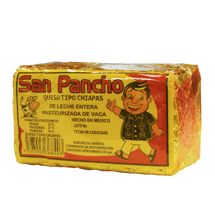 QUESO SOPERO TIPO CHIAPAS SAN PANCHO 250  GR.