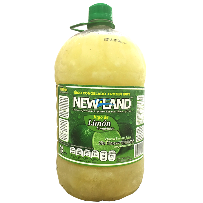 JUGO DE LIMON CONGELADO NEW LAND 1.890  LT.