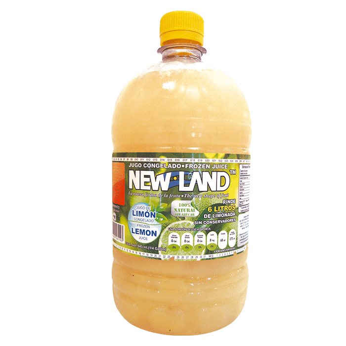 JUGO CONGELADO DE LIMON NEW LAND 945  ML.