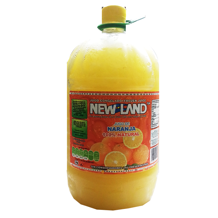 JUGO CONGELADO DE NARANJA DULCE NEW LAND 1.890  LT.