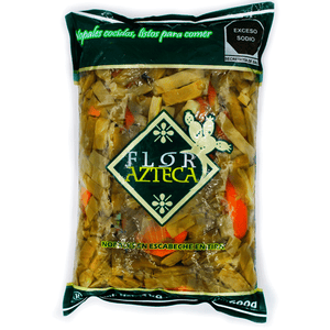 NOPAL FLOR AZTECA PICADO EN ESCABECHE BOLSA 1  KG.