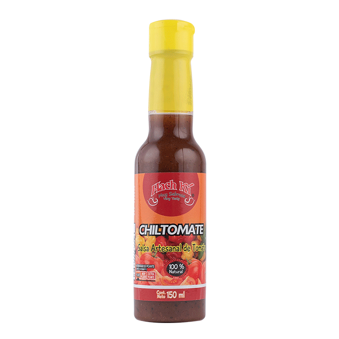 SALSA DE CHILTOMATE HACH KI BOTELLA 150  ML.