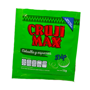 DIP EN POLVO CRUJIMAX CEBOLLA Y ESPECIAS  PZA 15GRS 15  GR.