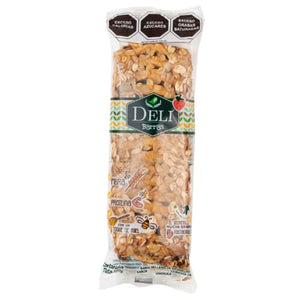 BARRA DE MERMELADA FRESA CON COBERTURA GRANOLA DEL 120  GR.