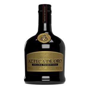 BRANDY AZTECA DE ORO SOLERA RESERVADA 700  ML.