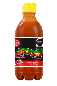 SALSA MUY PICANTE LA BOTANERA  BOTELLA 370  ML.