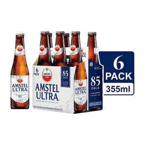 CERVEZA AMSTEL ULTRA BOTELLA 6PACK 1  PAQ.