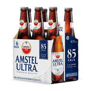 CERVEZA AMSTEL ULTRA BOTELLA 6PACK 1  PAQ.