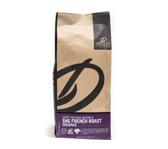 CAFE TOSTADO FRENCH ROAST DIEGLAS 454  GR.