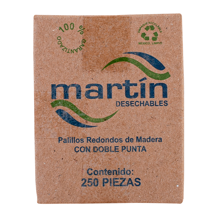 PALILLOS DE DIENTES MARTIN 2 PUNTAS 250  PZA.