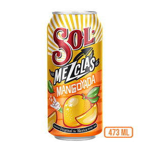 CERVEZA SOL MANGOYADA LATON 473  ML.