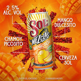 CERVEZA SOL MANGOYADA LATON 473  ML.