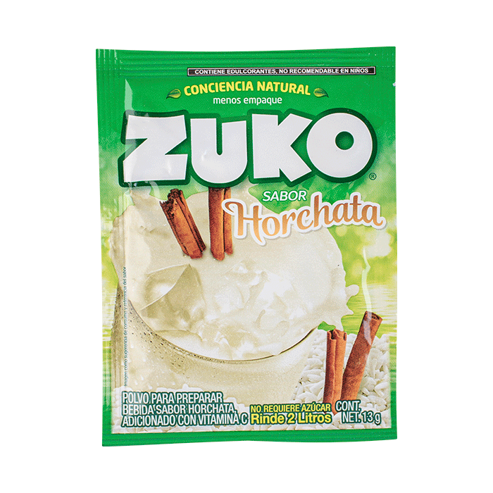 BEBIDA EN POLVO ZUKO HORCHATA 13  GR.