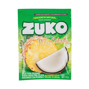 BEBIDA EN POLVO ZUKO PIÑA COLADA 13  GR.