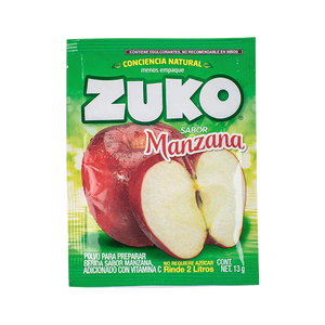 BEBIDA EN POLVO ZUKO MANZANA 13  GR.