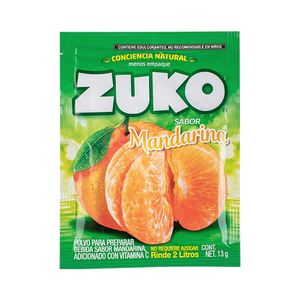 BEBIDA EN POLVO ZUKO MANDARINA 13  GR.