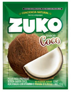 BEBIDA EN POLVO ZUKO COCO 13  GR.